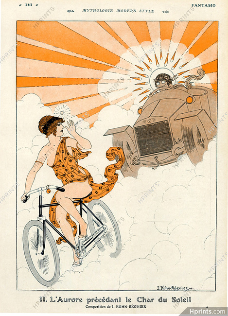 Joseph Kuhn-Régnier 1913 Mythology Modern Style, Bicycle
