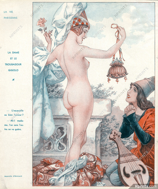 Chéri Hérouard 1934 Nude, Medieval Costumes