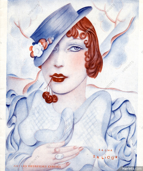 Sacha (Alexander Davidovich) Zaliouk 1934 The happy cherries, Portrait