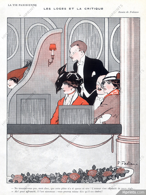 Fabien Fabiano 1913 Les Loges et la Critique, Opera House