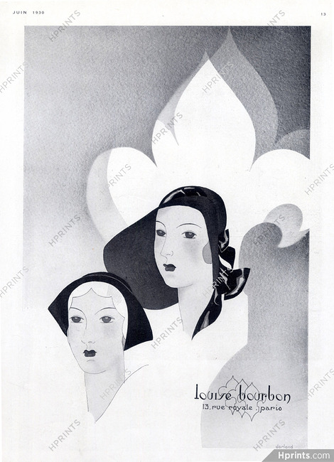 Louise Bourbon (Millinery) 1930