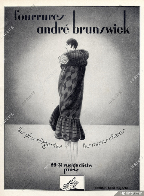 André Brunswick (Fur clothing) 1926 Fur Coat