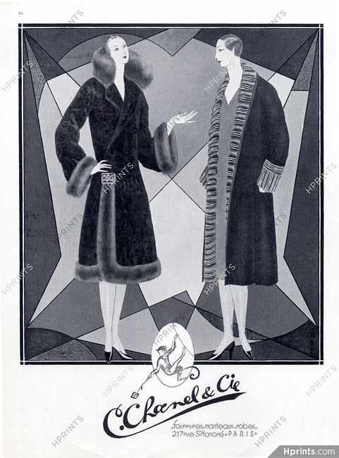 C. Chanel & Cie (Fur Clothing) 1926 Santos, Fur Coat