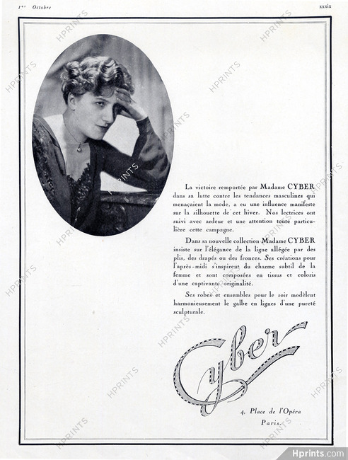 Cyber 1926 Mrs Cyber, Portrait