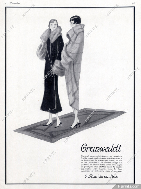 Grunwaldt (Fur clothing) 1924 Fur Coat