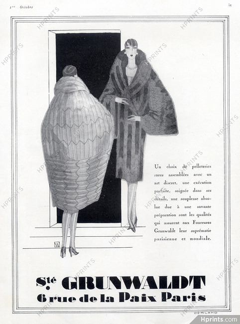 Grunwaldt (Fur clothing) 1926 Fur Coat