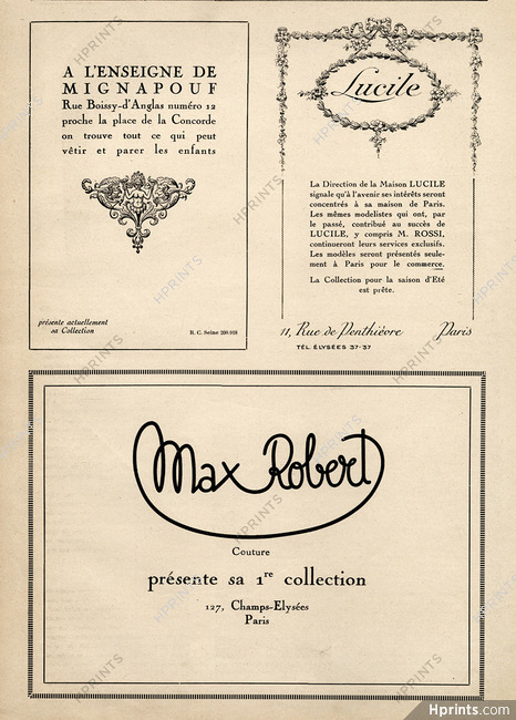 Lucile (Lady Duff Gordon) 1924 Information