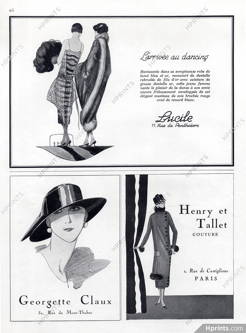 Lucile (Lady Duff Gordon) 1924 Evening Gown