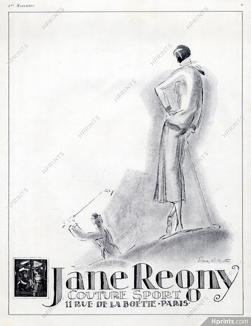 Jane Regny 1924 Sport Fashion Golf, Sidney Martin