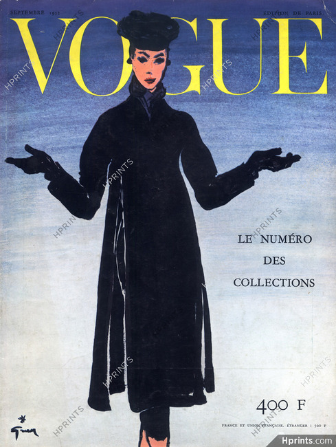 Christian Dior 1955 René Gruau, Cover