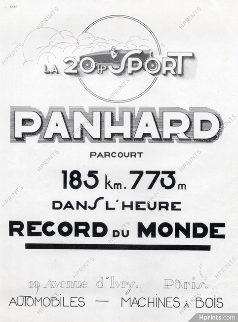 Panhard 1926 Sport