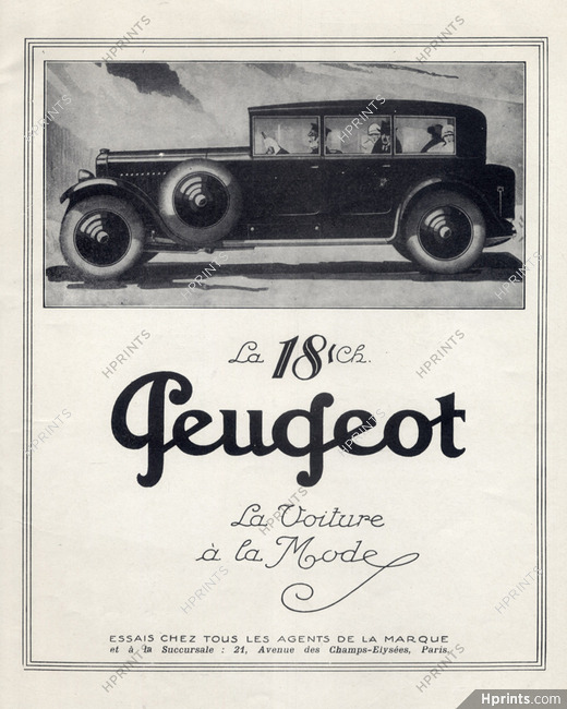 Peugeot (Cars) 1926