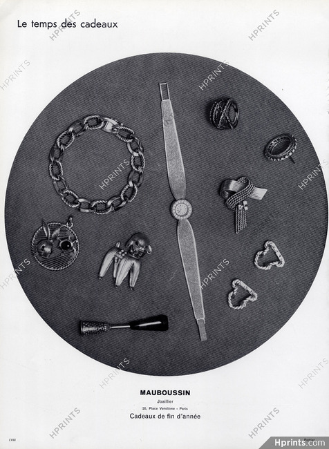 Mauboussin (Jewels) 1960 Animal Clip, Bracelet, Watch, Ring