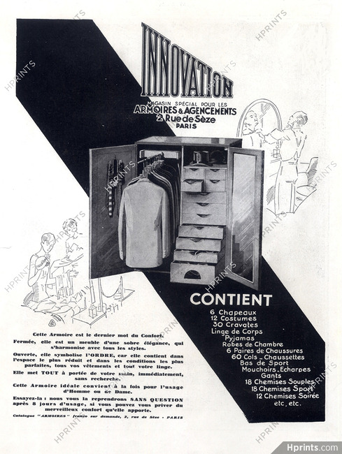Innovation 1930 Armoire & Agencements
