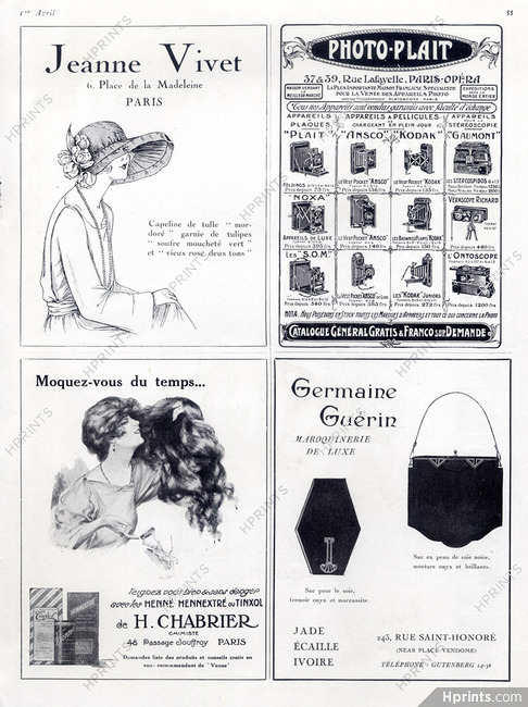 Germaine Guérin (Handbags) 1922