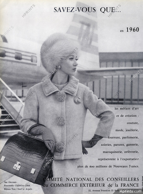 Hermès (Handbags) & Christian Dior 1960 Genest Photo