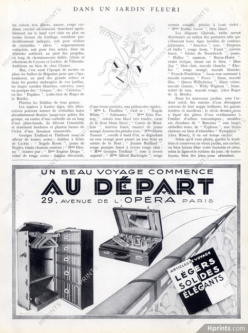 Au Départ (Luggage) 1929 Toiletrie Bag