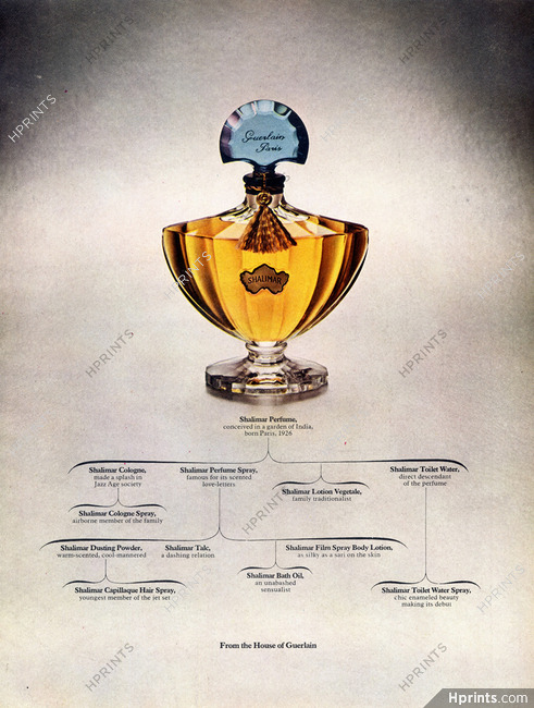 Guerlain (Perfumes) 1960 Shalimar