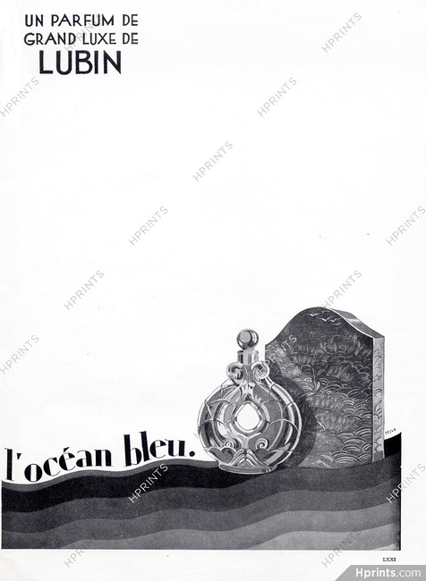 Lubin (Perfumes) 1926 L'Océan Bleu