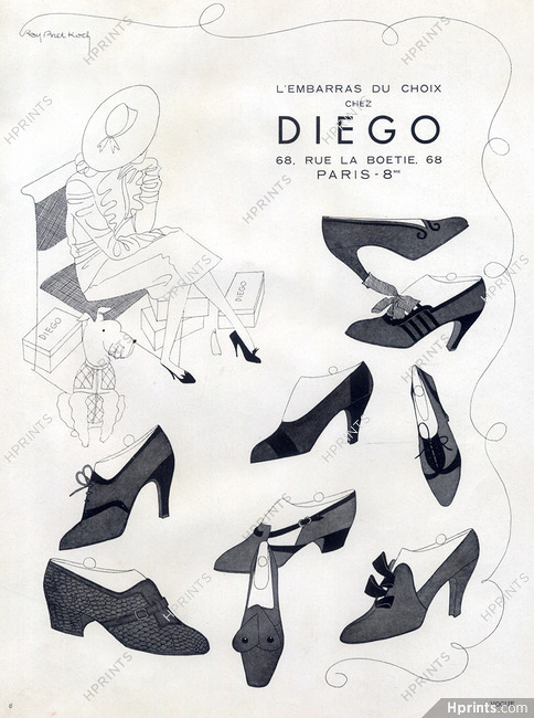 Diego (Shoes) 1938 Raymond Bret Koch