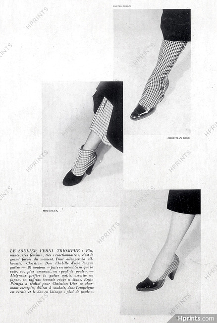 Christian Dior (Shoes) 1948 Perugia, Gaiters