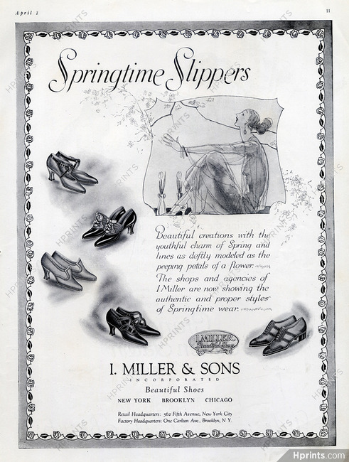 I. Miller (Shoes) 1923