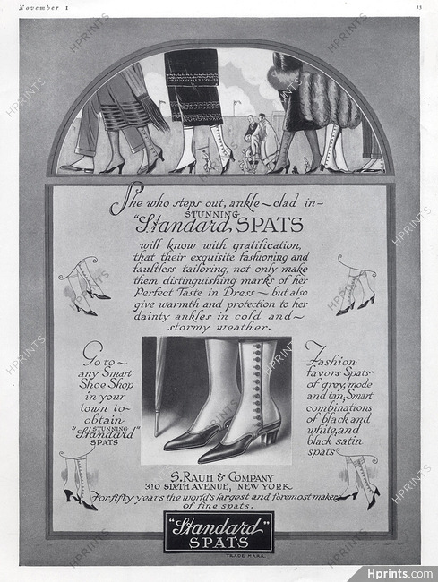 Rauh & Company (Shoes) 1921 Bootees