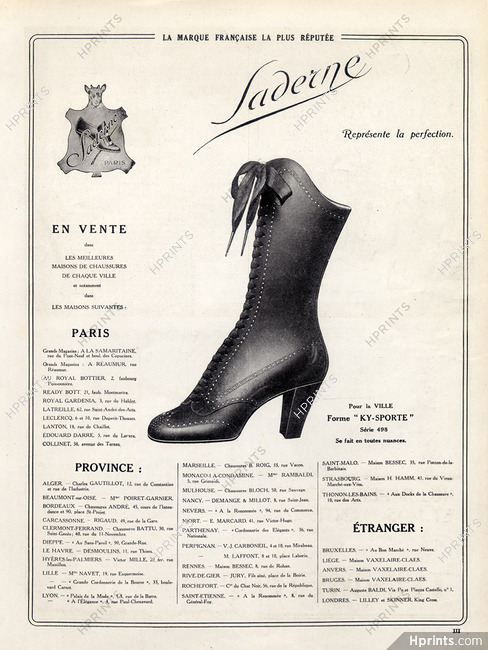 Saderne (Shoes) 1919 Bootees