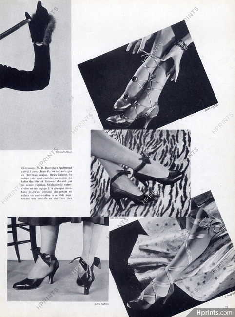Bunting (Shoes) 1937 Schiaparelli & Jean Patou