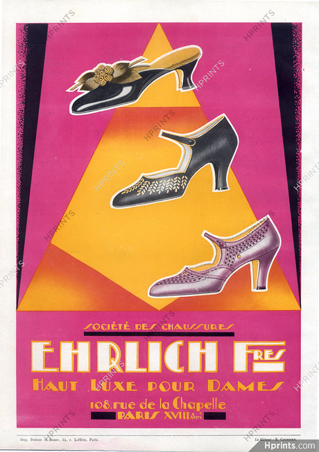 Ehrlich Frères (Shoes) 1927