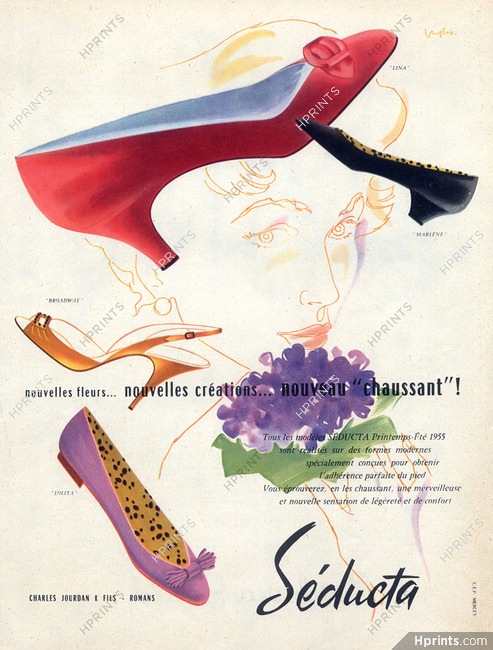 Seducta (Shoes) 1955 Langlais