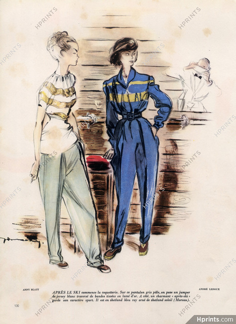 Anny Blatt 1947 André Ledoux, Sport Fashion