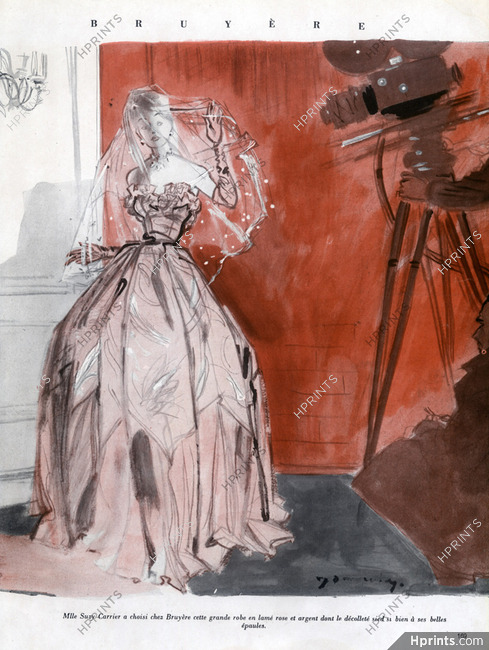 Bruyère 1947 Suzy Carrier, Wedding Dress