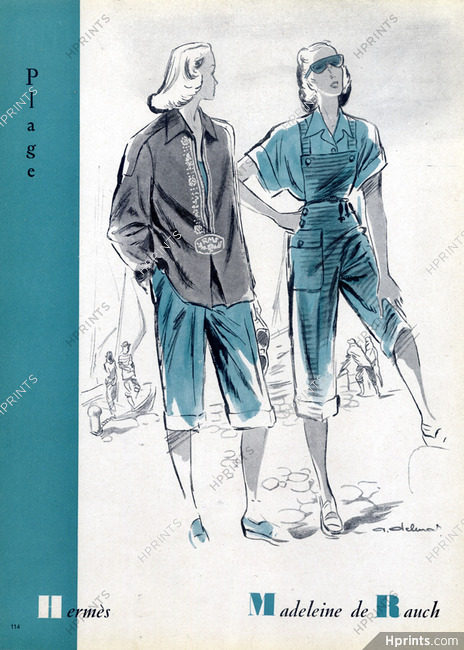 A. Delmar 1947 Madeleine De Rauch & Hermès