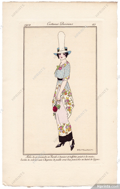 Brunelleschi 1912 Journal des Dames et des Modes Costumes