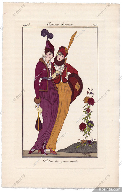 Armand Vallée 1913 Journal des Dames et des Modes Costumes Parisiens N°119