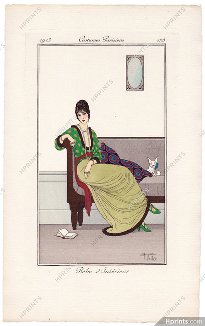 Armand Vallée 1913 Journal des Dames et des Modes Costumes Parisiens N°125