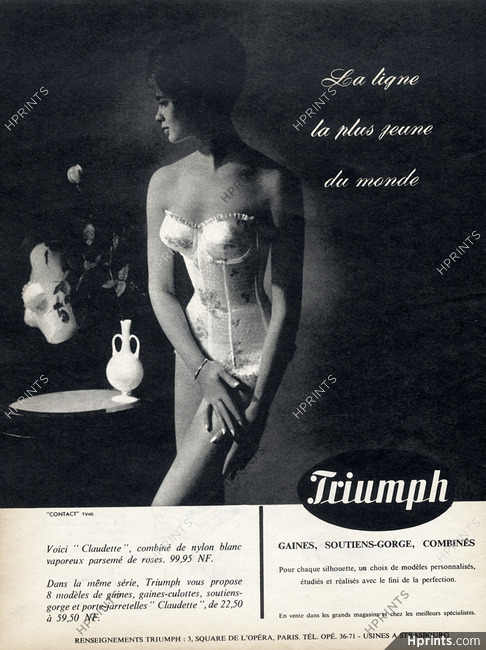 Triumph (Lingerie) 1960 Combiné