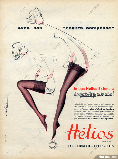 Hélios (Stockings Hosiery) 1957 Roger Blonde
