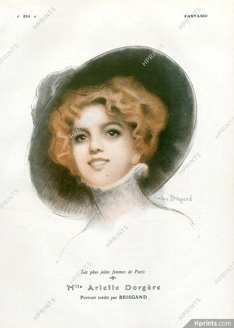 Gustave Brisgand 1909 Arlette Dorgère