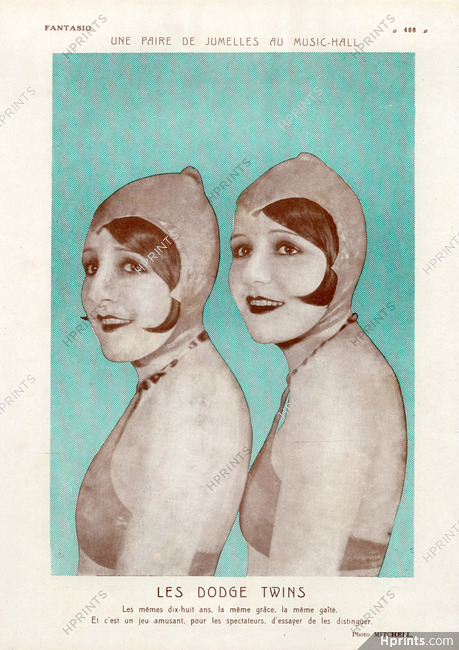 Les Dodge Twins 1928 Music Hall, Cabaret