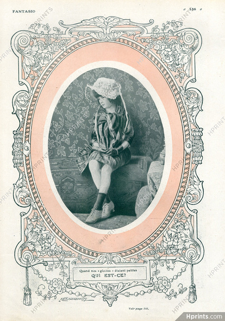 Cléo De Mérode 1909 Portrait