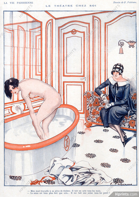 Fabien Fabiano 1924 Nude, Nudity
