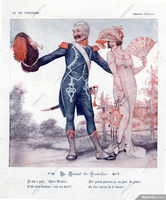 Chéri Hérouard 1934 Grenadier, 19th Century Costumes, Elegant