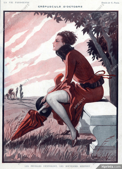Georges Pavis 1923 Crépuscule d'Octobre, Twilight of October