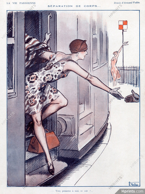 Armand Vallée 1925 Séparation de Corps, Goodbye At The Train Station