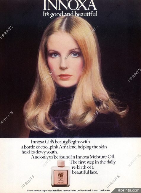 Innoxa (Cosmetics) 1973 Moisture Oil