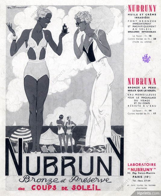 Nubruny 1934 Bathing Beauty, Swimmer