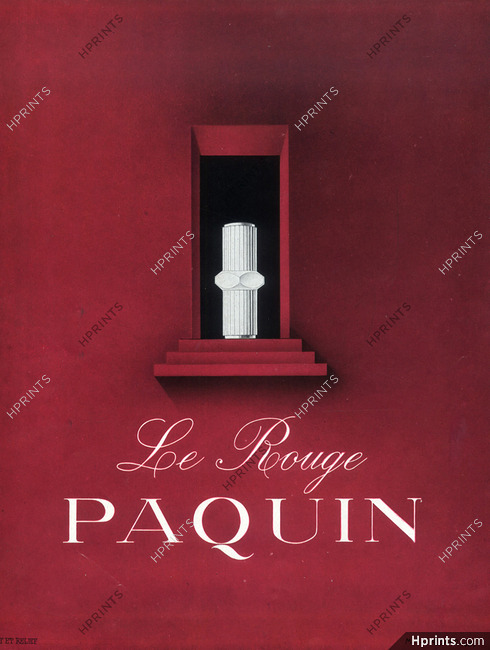 Paquin (Lipstick) 1948 Marcel Chassard