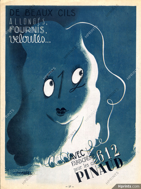 Pinaud (Cosmetics) 1946 Eye-liner, Nebel